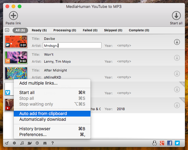 Software download youtube mp3 mac freeware